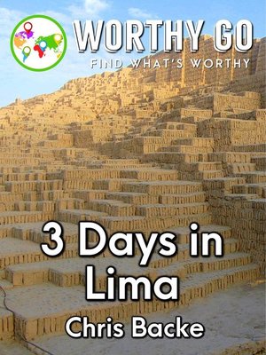 cover image of 3 Days in Lima